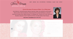 Desktop Screenshot of permanentmakeupofmd.com